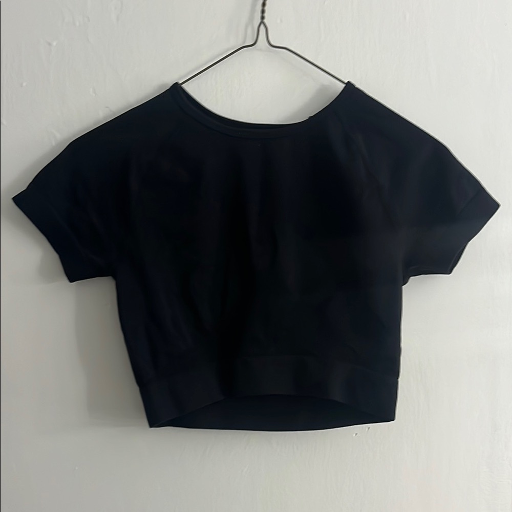 Classic Black Women's Crop Top
